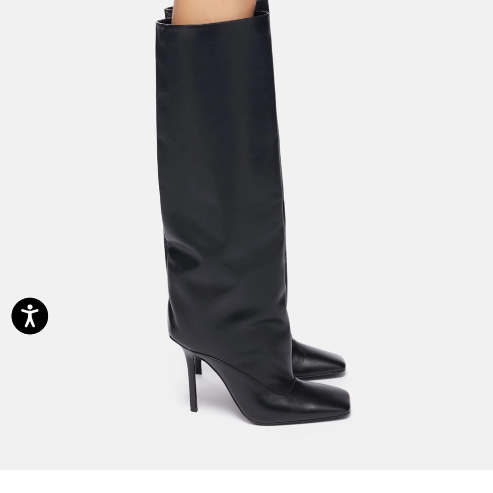 The attico Black Stiletto Heeled Boots